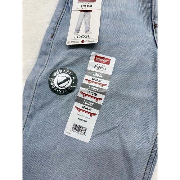 Wrangler Classic Boot Fit Boys Blue Jeans Size 10 Slim Boat Super - Picture 9 of 10